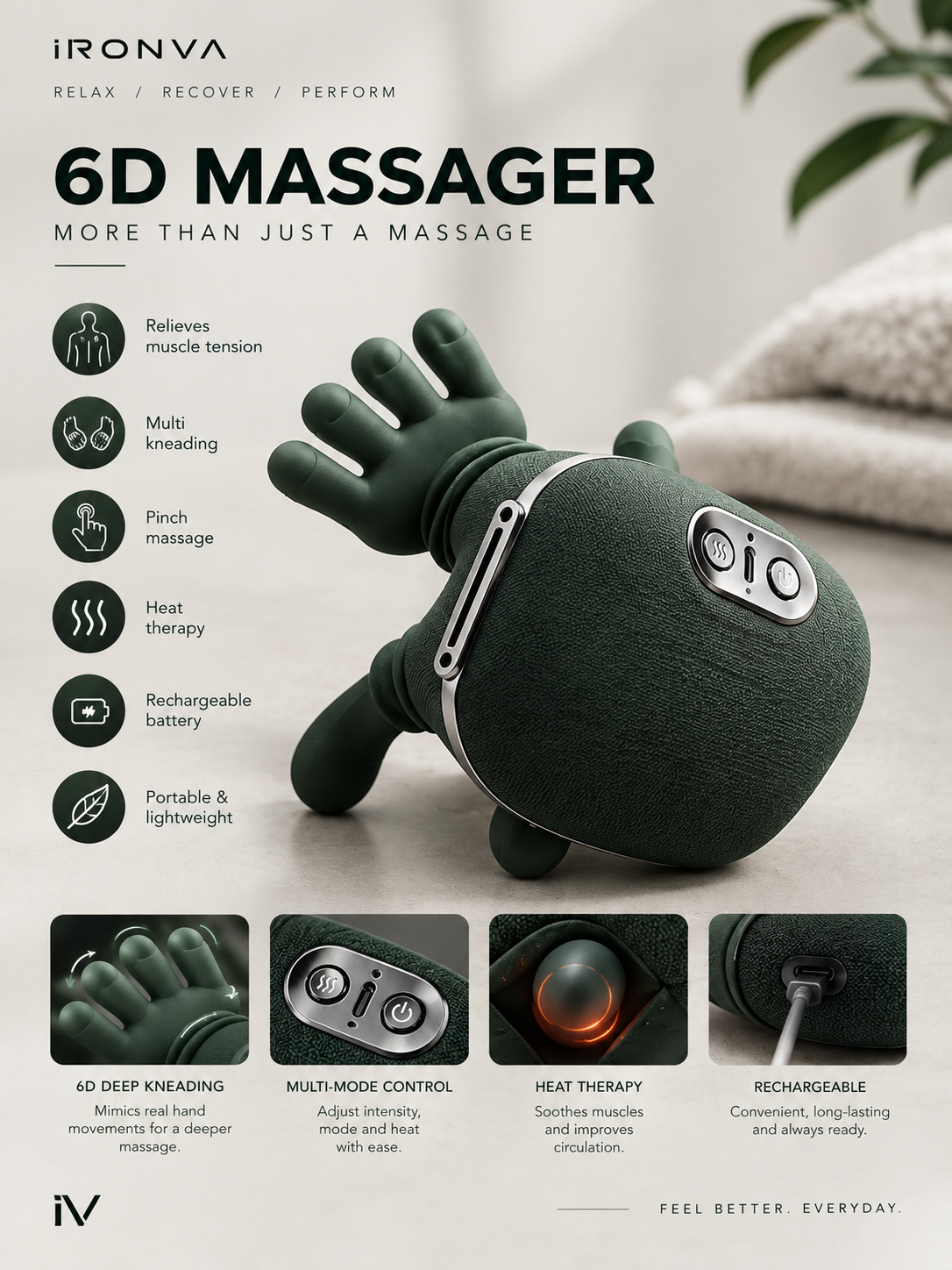 IRONVA 6D Massager