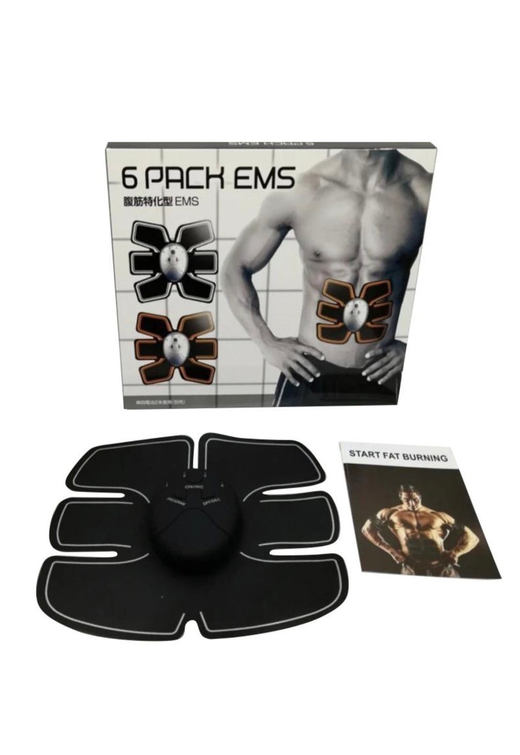 IRONVA 6-Pack EMS Abs Stimulator - box contents