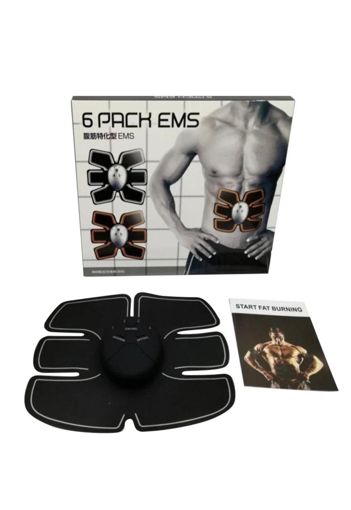 IRONVA 6-Pack EMS Abs Stimulator - box contents