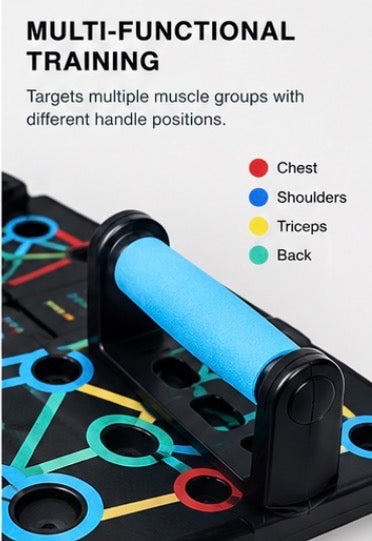 IRONVA Foldable Push Up Board - multi-functional training