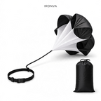 IRONVA speed training resistance parachute with waist belt and carry bag